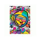 Записная книжка Proff "Smiley world", А6, 80 л, в клетку