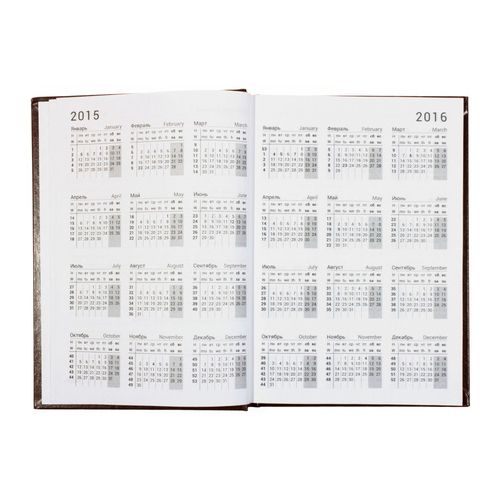 Ежедневник недатированный Proff Tanarto, 2015-2018 г, А5, 160 л, в линейку, зеленый / Ежедневники недатированные №3