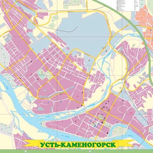Карта "Автомобильные дороги" ЮКО, масштаб 1:1 000 000, 800*710 мм, двухстороняя, буклет / null №2