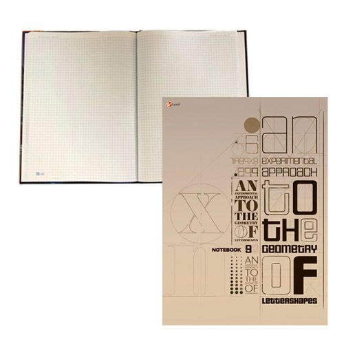 Записная книжка Эксмо "Офисный стиль. Надписи", А4, 100 л, в клетку