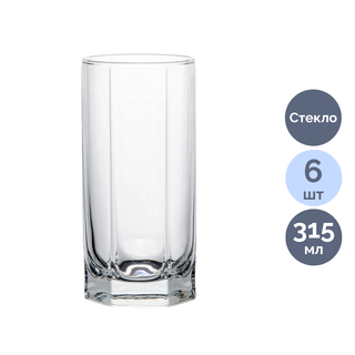 Коктейльге арналған стакан Pasabahce "Tango", шыны, 315 мл, 6 дана/қапт / Асхана ыдыстары
