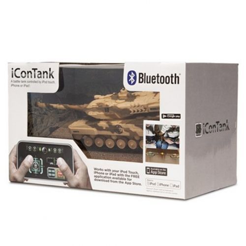 Танк Woddon "WD0572i-B", управляемый через смартфон, Bluetooth,  коричневый / Подарки и сувениры №3