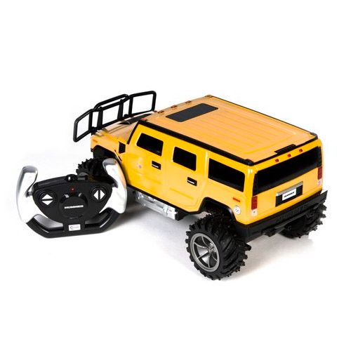 Радиоуправляемая машинка Rastar "HUMMER H2 28810Y", 1:14, желтая / Подарки и сувениры