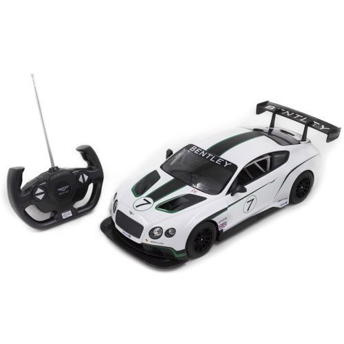 Радиоуправляемая машинка Rastar "Bentley Continental GT3 70600W", 1:14, белая / Подарки и сувениры oe.kz Радиоуправляемая машинка Rastar "Bentley Continental GT3 70600W", 1:14, белая / Подарки и сувениры