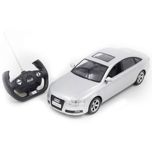 Радиоуправляемая машинка Rastar "Audi A6L 42100S", 1:14, серебристая / Сыйлықтар мен кәдесыйлар