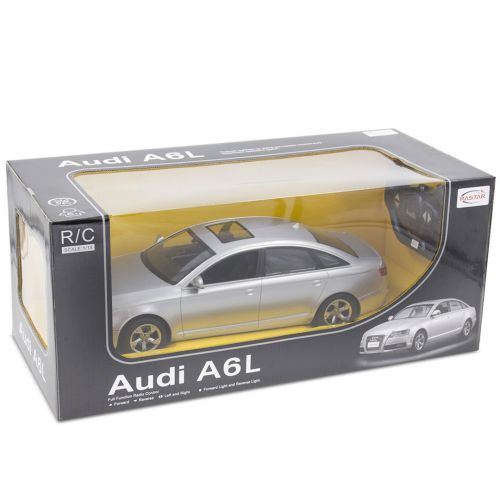 Радиоуправляемая машинка Rastar "Audi A6L 42100S", 1:14, серебристая / Сыйлықтар мен кәдесыйлар №3