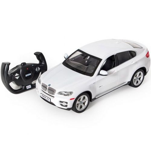 Радиоуправляемая машинка Rastar "BMW X6 31400W", 1:14, белая / Подарки и сувениры