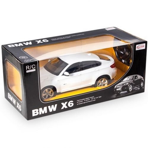 Радиоуправляемая машинка Rastar "BMW X6 31400W", 1:14, белая / Подарки и сувениры №3