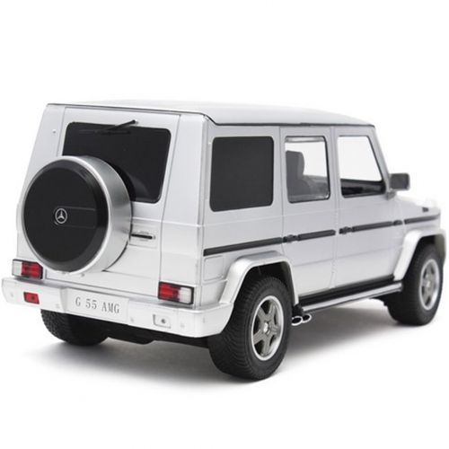 Радиоуправляемая машинка Rastar "Mercedes-Benz G55 AMG 30400S", 1:14, серебристая / Подарки и сувениры №2