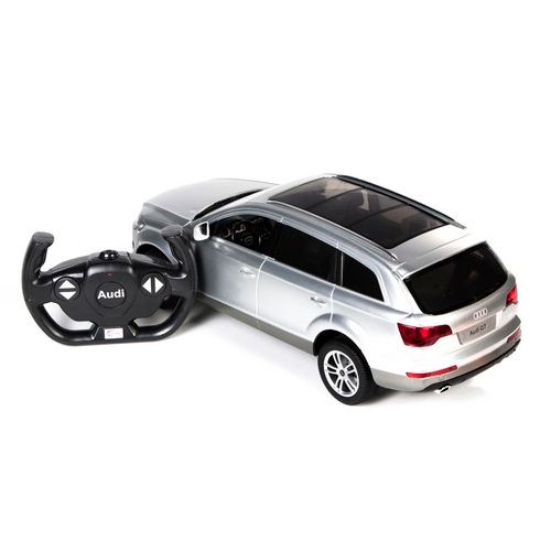 Радиоуправляемая машинка Rastar "Audi Q7 27400S", 1:14, серебристая / Подарки и сувениры