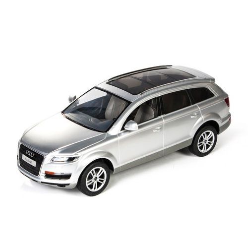 Радиоуправляемая машинка Rastar "Audi Q7 27400S", 1:14, серебристая / Подарки и сувениры №2