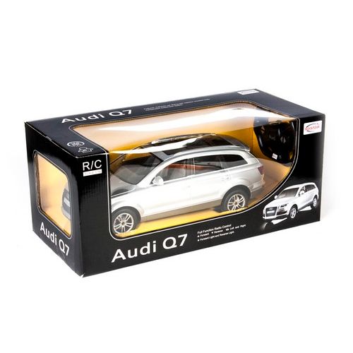 Радиоуправляемая машинка Rastar "Audi Q7 27400S", 1:14, серебристая / Подарки и сувениры №3