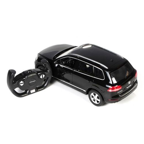 Радиоуправляемая машинка Rastar "Volkswagen Touareg 49300B", 1:14, черная / Подарки и сувениры