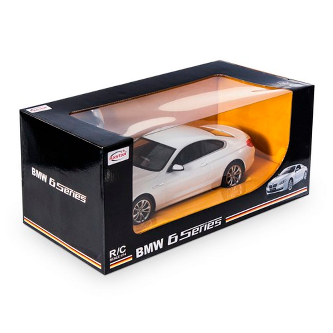 Радиоуправляемая машинка Rastar "BMW 6 Series 42600W", 1:14, белая / Подарки и сувениры №3