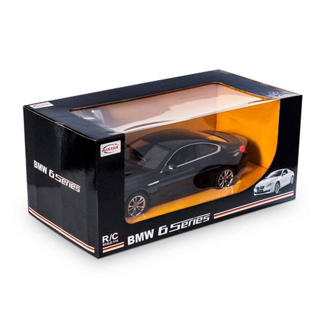Радиоуправляемая машинка Rastar "BMW 6 Series 42600B", 1:14, черная / Подарки и сувениры №3