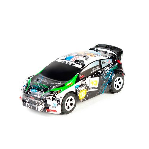 Радиоуправляемая машинка WL-toys "A989-WB", 1:24, 25 км/ч, 45 метров, бело-cиняя / Подарки и сувениры №3