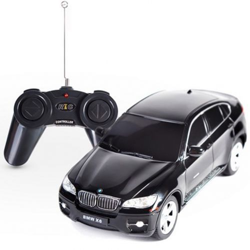 Радиомен басқарылатын машина Rastar "BMW X6 31700B", 1:24, қара / Сыйлықтар мен кәдесыйлар