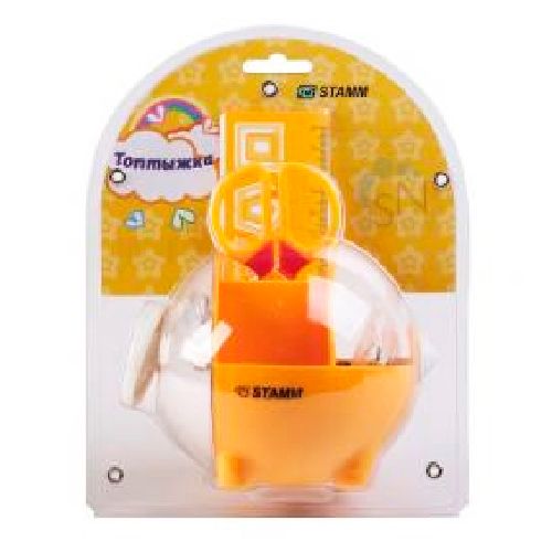 Органайзер с наполнением "Топтыжка", 4 предмета, желтый / Подставка с наполнением