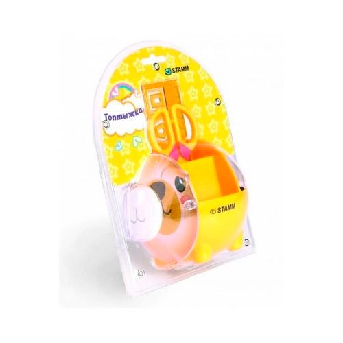 Органайзер с наполнением "Топтыжка", 4 предмета, желтый / Подставка с наполнением №2