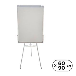 Флипчарт, өлшемі 60*90 см, магнитті-маркерлі, аксессуарға арналған сөремен, үштұғырда / Флипчарт-тақталар