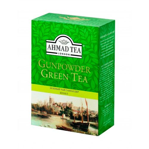 Чай Ahmad "Gunpowder(Ганпаудер)", 250 гр, зеленый, листовой / Чай листовой
