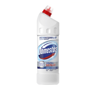Сантехниканы тазартқыш құрал Domestos "Ультра ақ", 1000 мл / Дәретхана және жуынатын бөлме құралдары oe.kz Сантехниканы тазартқыш құрал Domestos "Ультра ақ", 1000 мл / Дәретхана және жуынатын бөлме құралдары