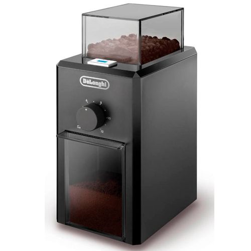 Кофемолка DeLonghi KG79, 110 Вт, вместимость 120 г, черная / Кофемолки	