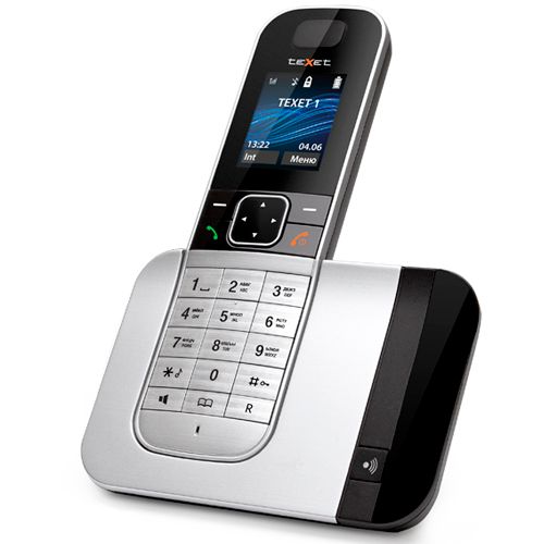 Телефон беспроводной Texet TX-D7605А, черный / null