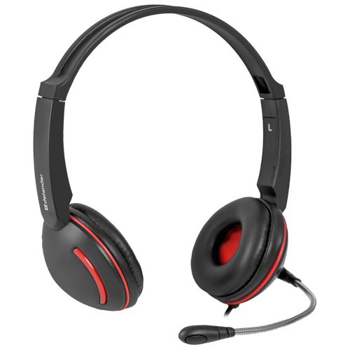 Гарнитура Defender Aura 115, диапозон частот 20-20000 Гц, черная / Гарнитуры