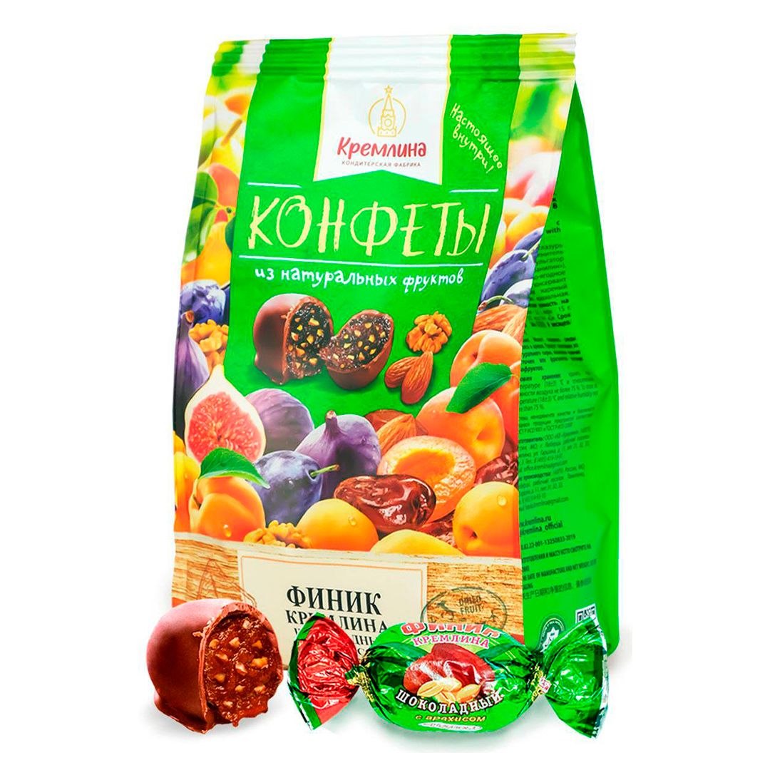 Шоколадные конфеты Кремлина "Финик с арахисом", 190 гр / Шоколад