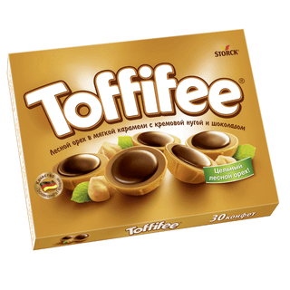 Шоколадные конфеты Toffifee "С лесным орехом", 250 гр / Шоколад oe.kz Шоколадные конфеты Toffifee "С лесным орехом", 250 гр / Шоколад