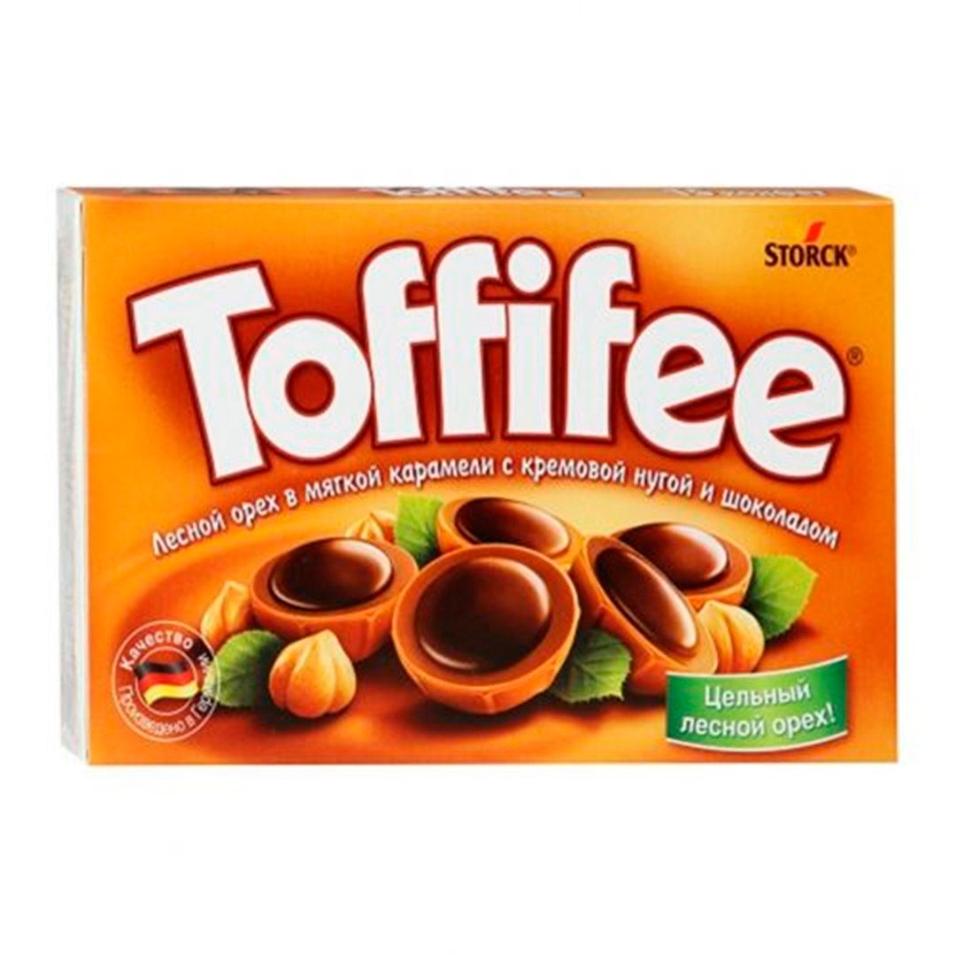 Шоколадные конфеты Toffifee "С лесным орехом", 125 гр