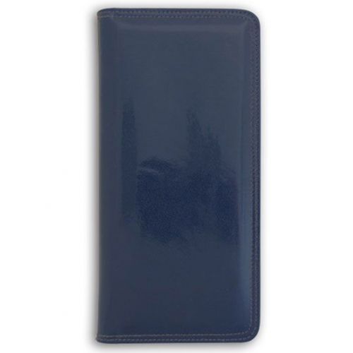 Визитница 4-х рядная Index на 64 визитки, 260*120 мм, синяя / Визитницы настольные