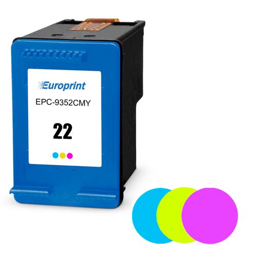 Картридж совместимый HP 9352CMY, №22, для DeskJet 3920/F4127, OfficeJet 4315, цветной / null