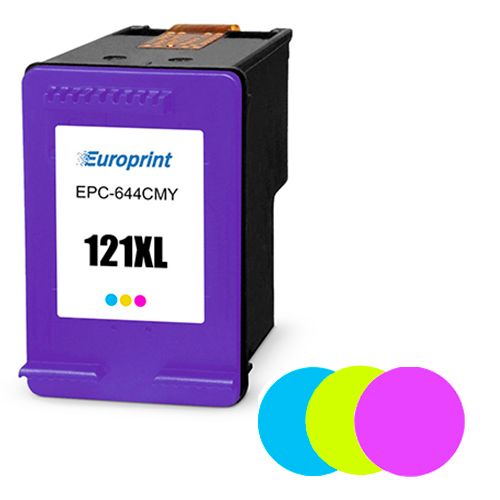 Картридж совместимый HP 644CMY, №121xl, для DeskJet D1663, Photosmart C4683, цветной / null