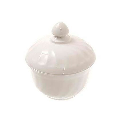 Сахарница Luminarc "Trianon", 110 мм, из стеклокерамики, белая / Посуда столовая oe.kz Сахарница Luminarc "Trianon", 110 мм, из стеклокерамики, белая / Посуда столовая