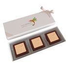 Шоколадная конфета Alma Chocolates, брендирование, 3 плитки, 60 гр, 192*66*25 мм