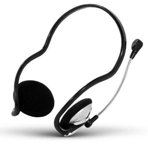 Гарнитура Global V-550, диапозон частот 30-20000 Гц, черная / Гарнитуры