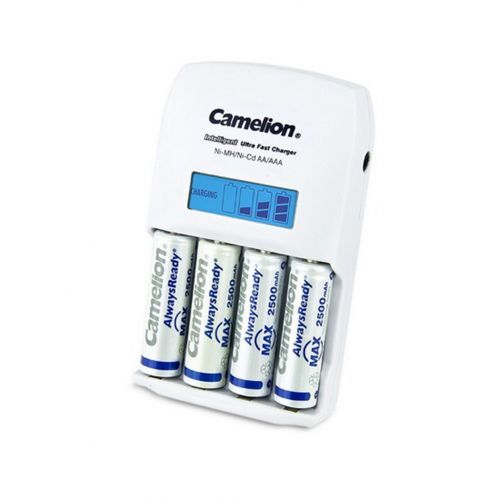 Зарядное устройство Camelion "Intelligent Ultra Fast Charger" BC-0907-0, 4*AAA/4*AA, белое