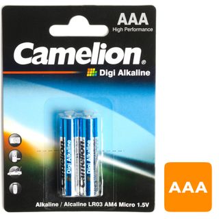 Батареялар Camelion Digi Alkaline шынашақты AAA LR03-BP2DG, 1.5V, қаптамада 2 дана, баға бір қаптамасы үшін / Батареялар oe.kz Батареялар Camelion Digi Alkaline шынашақты AAA LR03-BP2DG, 1.5V, қаптамада 2 дана, баға бір қаптамасы үшін / Батареялар