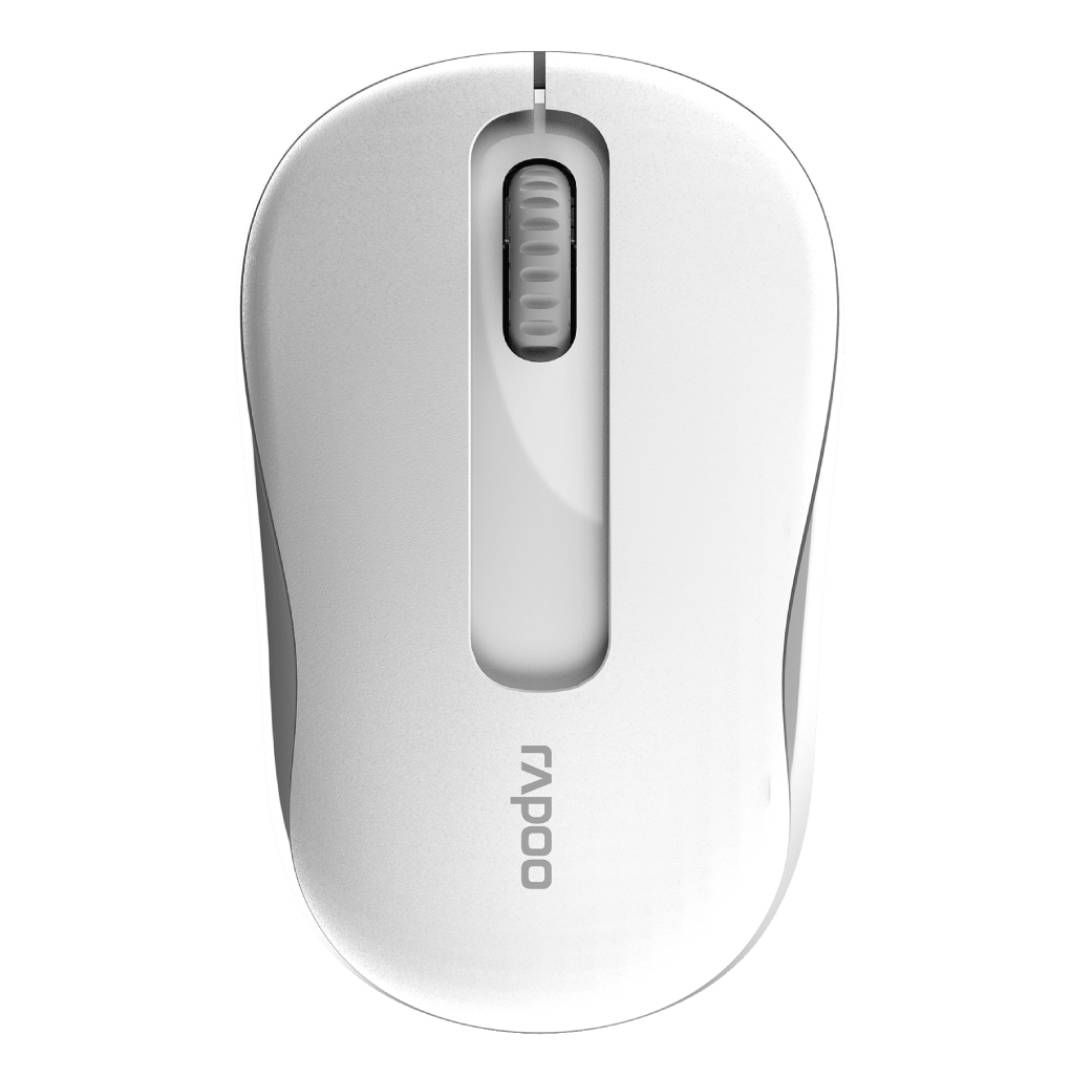 Мышь беспроводная Rapoo M10 Plus, USB, 3 кнопки, 1000 dpi, оптическая, белая / Мыши беспроводные