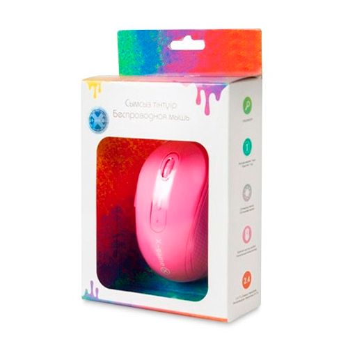 Мышь беспроводная оптическая X-Game XM-810OGP, USB, 6 кнопок, 1200/2400 dpi, неоново-розовая / Мыши беспроводные №2 oe.kz Мышь беспроводная оптическая X-Game XM-810OGP, USB, 6 кнопок, 1200/2400 dpi, неоново-розовая / Мыши беспроводные №2