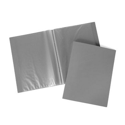 Папка файловая на 30 файлов Hatber "Line", А4 формат, корешок 21 мм, серая / Папки файловые