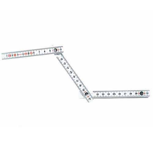 Метр складной Stanley, пластмассовый, 1 метр / Измерительный инструмент