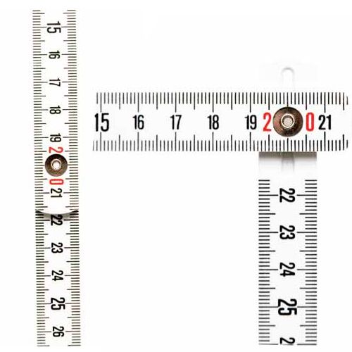 Метр складной Stanley, пластмассовый, 1 метр / Измерительный инструмент №2