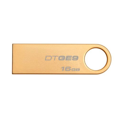 USB-флешка 16 Gb, Kingston "DTGE9", USB 2.0, золото