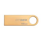 USB-флешка 16 Gb, Kingston "DTGE9", USB 2.0, золото