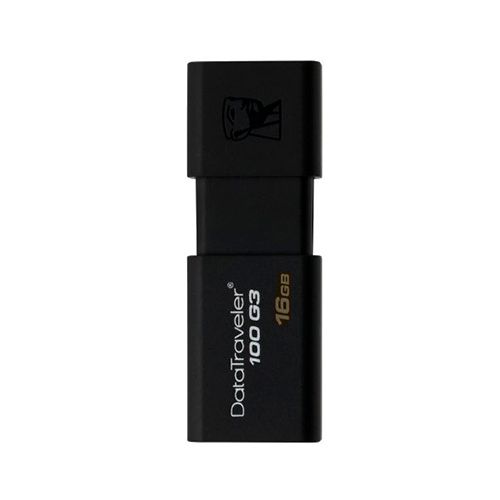 USB-флешка 16 Gb, Kingston "DT100G3", USB 3.0, черная