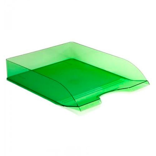 Лоток горизонтальный Стамм "Дельта - GREEN", 250*315*60 мм, зеленый / Лотки горизонтальные