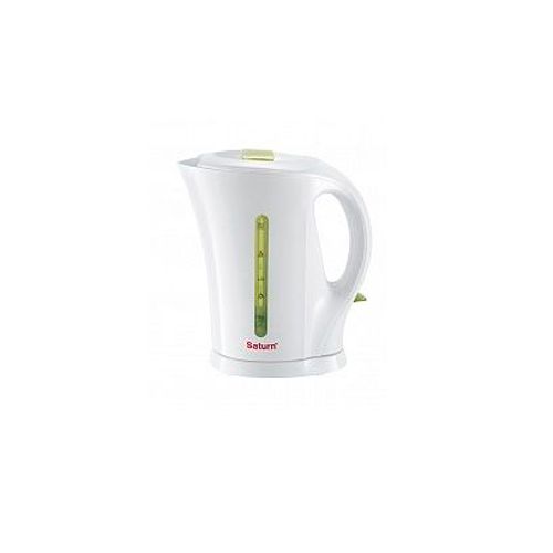 Электрический чайник Saturn ST-EK0002, 1,7 л, бело-зеленый / Чайники oe.kz Электрический чайник Saturn ST-EK0002, 1,7 л, бело-зеленый / Чайники